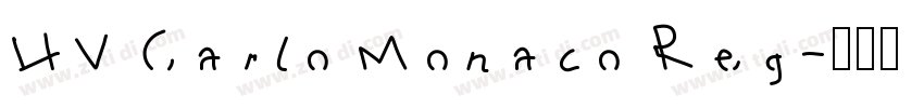 HV Carlo Monaco Reg字体转换